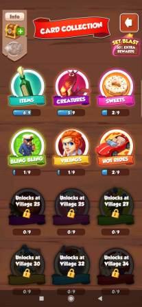 Card collections in Coin Master