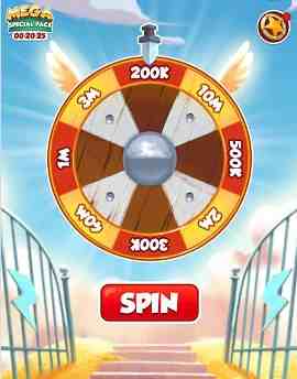 Coin Master daily bonus wheel