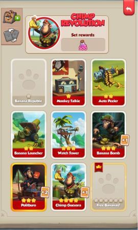 Cards in Pet Master Game