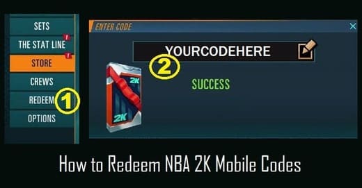 How to Redeem NBA 2K Mobile Codes