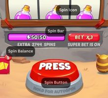 Crazy Fox Spin - Spin Bar - Spin Button - Spin icon